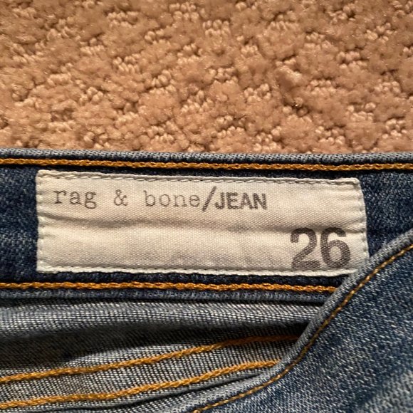 Rag & Bone Skinny Blue Jeans - Picture 5 of 5